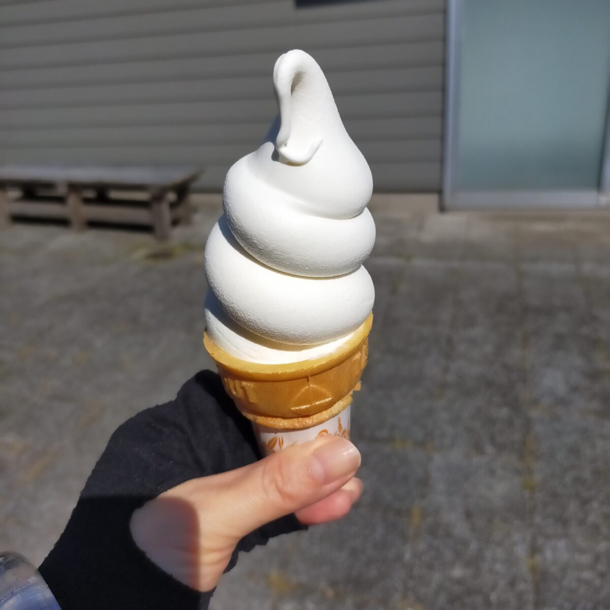 大分市・廻栖野】みどりマザーランド直売所のソフトクリーム引き換え