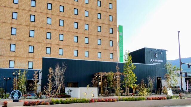 並木町珈琲大分別府店の外観