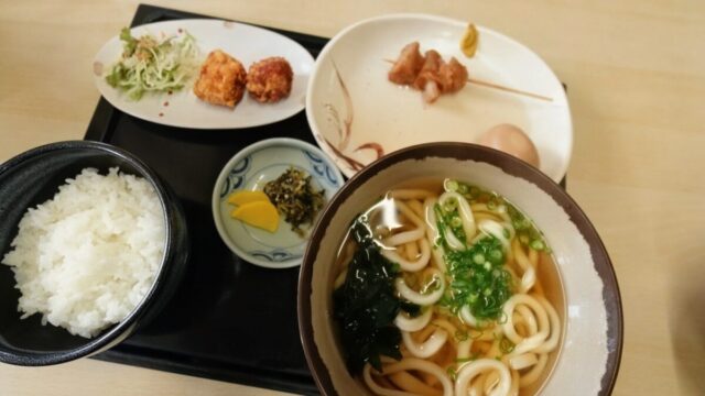 車輪屋うどん定食