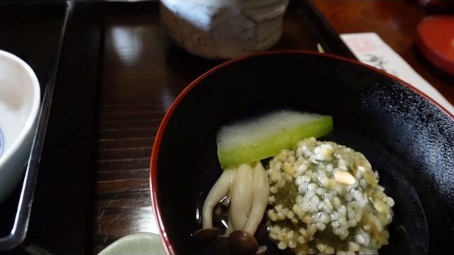 星月庵の料理